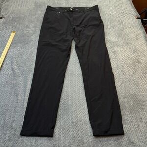 Tramarossa Luis Slim Trousers Mens Size 38x32 Black Stretch Chinos T015 MCMLXVII